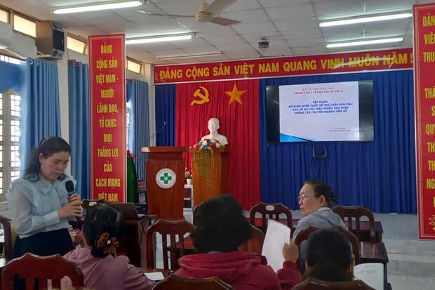 TẬP HUẤN QUẢN LÝ CÔNG TÁC DÂN SỐ  TRONG TÌNH HÌNH MỚI NĂM 2025