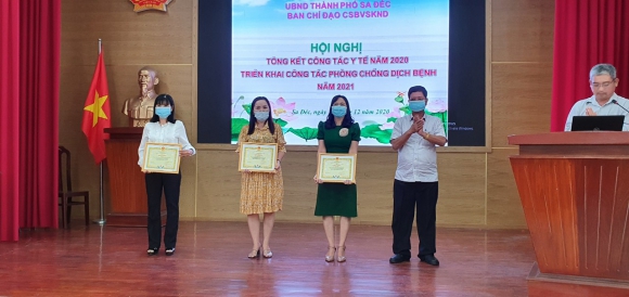 THÀNH PHỐ SA ĐÉC TỔ CHỨC HỘI NGHỊ TỔNG KẾT CÔNG TÁC Y TẾ NĂM 2020