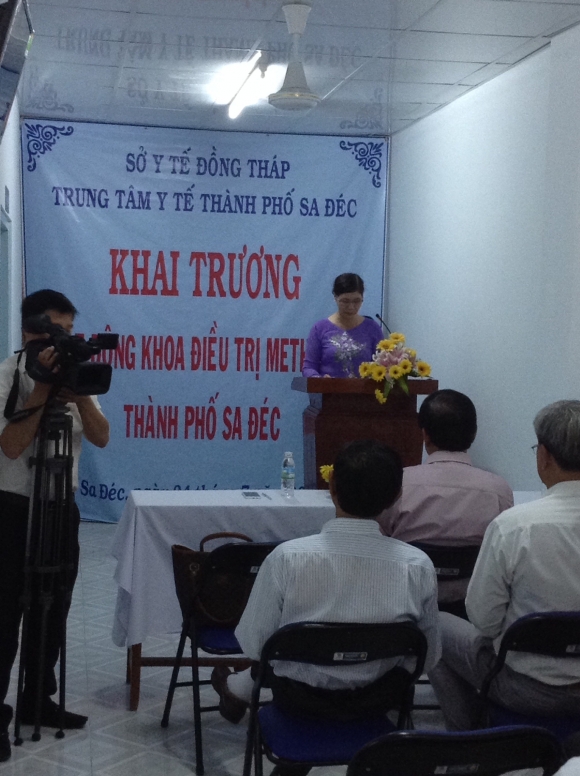 KHAI TRƯƠNG HOẠT ĐỘNG CƠ SỞ ĐIỀU TRỊ METHADONE TP SA ĐÉC